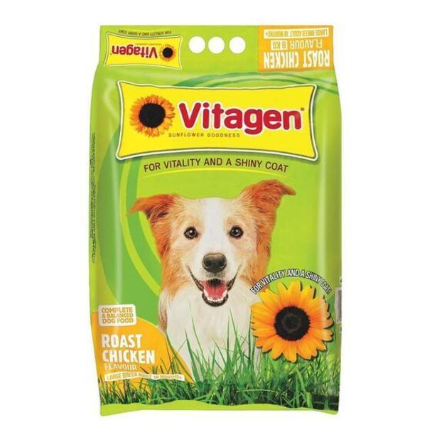 Vitagen adult dog food chicken 8 kg offer at Game