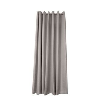 Home.life clifton self-lined dim out taped curtain - platinum
