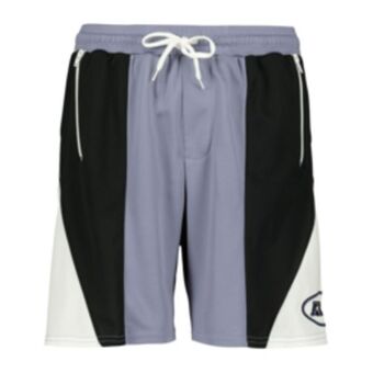 Men's lilac colour block shorts