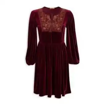 Truworths Burgundy velour dress offer