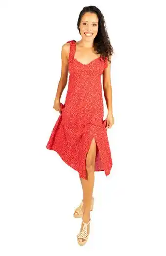 JAM Clothing Ladies polka dot dress - red offer