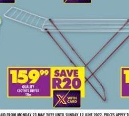 Shoprite Quality clothes dryer offer