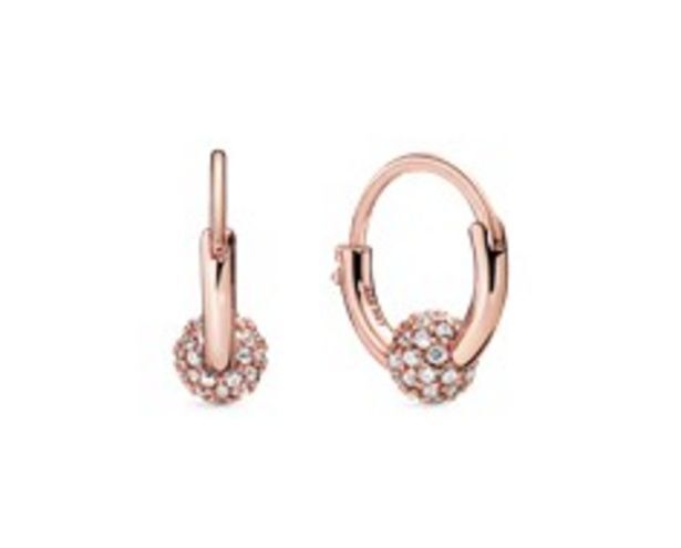 Pandora Pavé bead hoop earrings offer