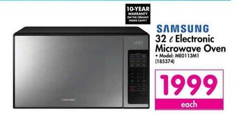 Makro Samsung - 32L Electronic Microwave Oven offer