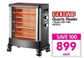 Makro Goldair - Quartz Heater offer