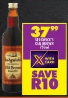 Shoprite Sedwick's old brown offer