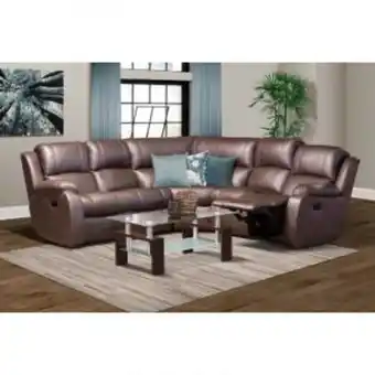 St louis corner lounge suite brown