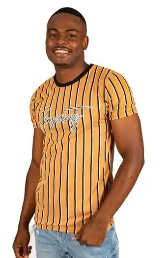 JAM Clothing Mens printed t-shirt - brown offer