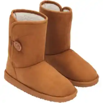 Shoprite Ladies tan brown basic winter boots size 3-8 offer