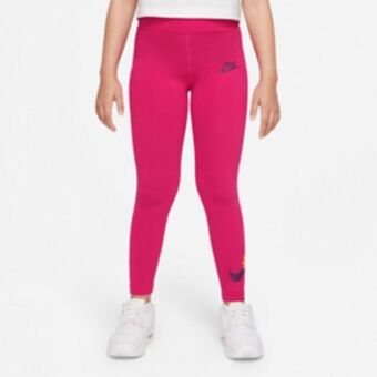 Sportscene Nike girls nsw essentials pink leggings offer