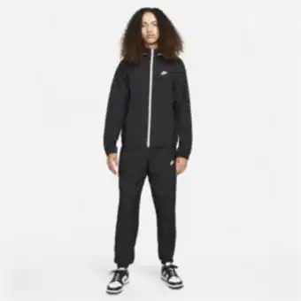 Totalsports Nike sportswear sport essentials men's woven black track suit offer