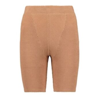 The FIX Women's mocha paneled cycling shorts offer