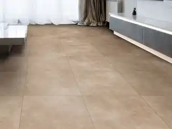 Cape star beige ecotec rectified matt hard body ceramic floor tile - 600 x 600mm