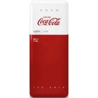Hirsch's Smeg iconic coca cola retro 50s style fridge - fab28rdcc5 offer