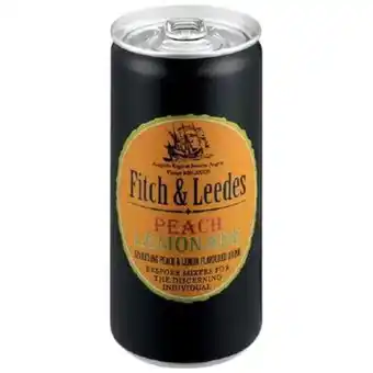 Norman Goodfellows Fitch & leedes peach lemonade can 200ml offer