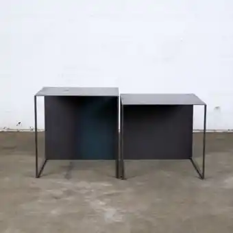 Weylandts Set of 2 x steel side tables offer