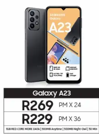 Vodacom Galaxy a23 offer