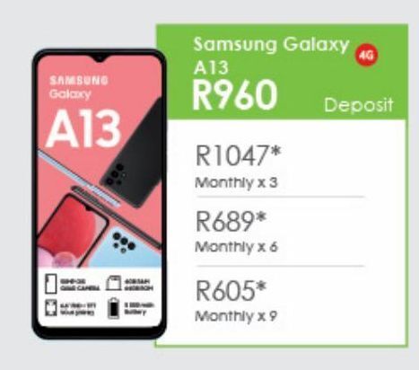 samsung a13 vodacom