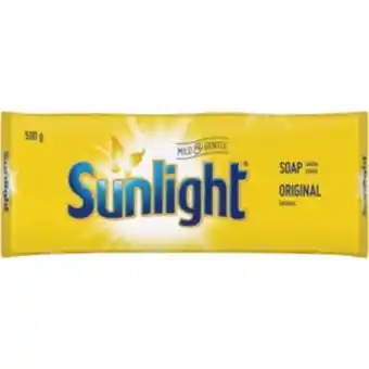 Shoprite Sunlight mild & gentle laundry soap bar 500g offer
