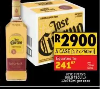 Jose cuervo gold tequila 12
