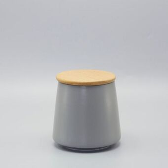 Whitehouse Grey ceramic storage canister offer