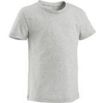 Decathlon 100 baby gym short-sleeved t-shirt - grey offer