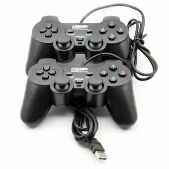 Takealot Double shock twin pc/laptop usb controller - gaming joystick controller offer