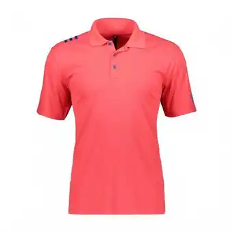 The Pro Shop Adidas 3 stripe men's shock red shirt offer