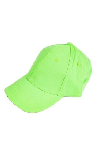 Men's peak cap - lime