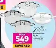 Game Zellini 8 Piece Stainless Pot Set-Per Set offer