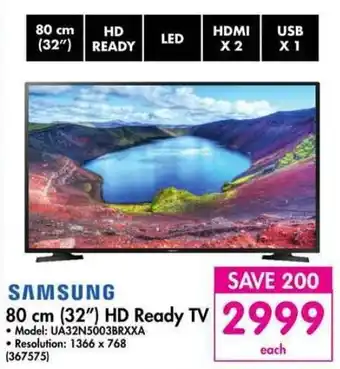 Makro Samsung - 80 cm (32") HD Ready TV offer