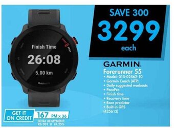 Makro Garmin - Forerunner 55 offer