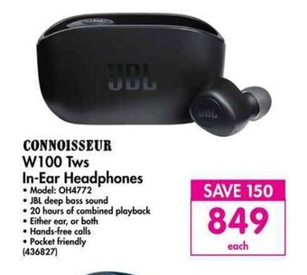 Makro Connoisseur W100 Tws In-Ear Headphones offer