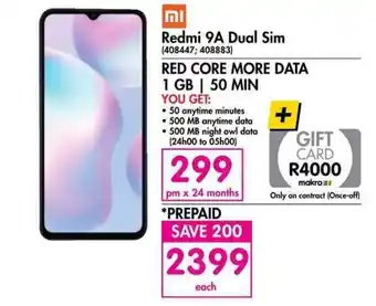 Makro Mi - Redmi 9A Dual Sim offer