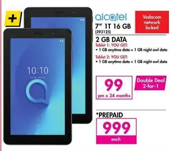 Makro Alcatel 7" 1T 16 GB offer
