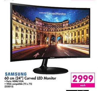 Makro Samsung - 60 cm (24") Curved LED Monitor offer