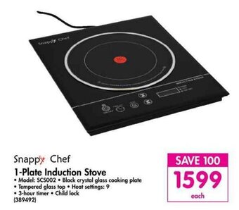 Makro Snappy Chef - 1-Plate Induction Stove offer