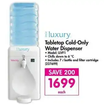Makro Little Luxury - Tabletop Cold-Only Water Dispenser offer