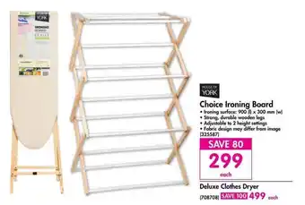 Makro House of York - Choice Ironing Board offer