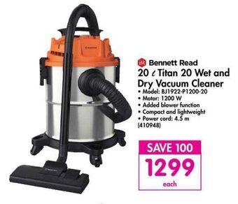 Bennett Read - 20 L Titan 20 Wet and Dry Vacuum Cleaner