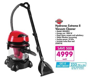 Makro Genesis - Hydrovac Extreme II Vacuum Cleaner offer
