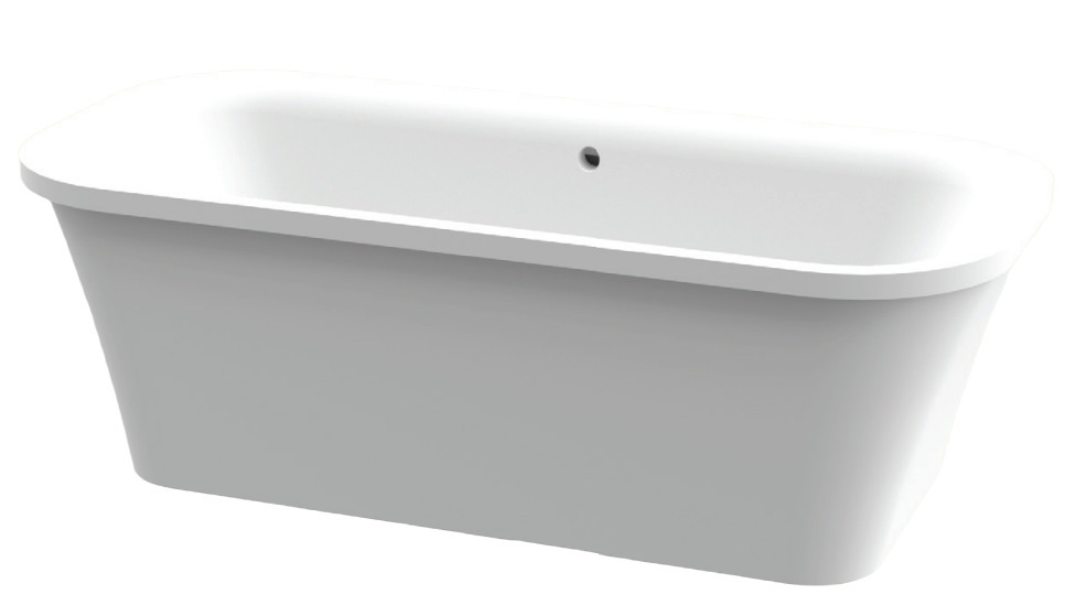Freestanding bath otago skirted white 1700mm x 800mm offer at Leroy Merlin