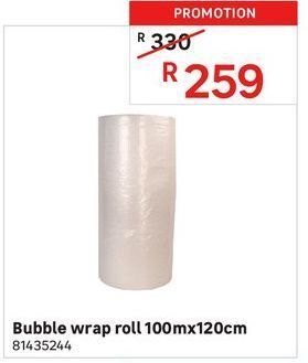 Bubble wrap roll