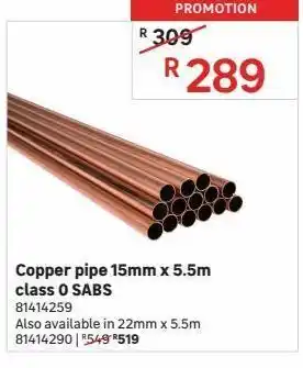 Copper pipes