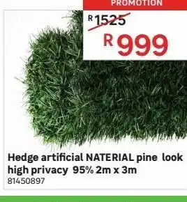 Artificial hedge