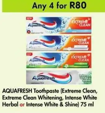 Makro Aquafresh Toothpaste 4x75ml offer