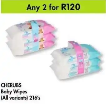 Makro Cherubs Baby Wipes 2x216's offer