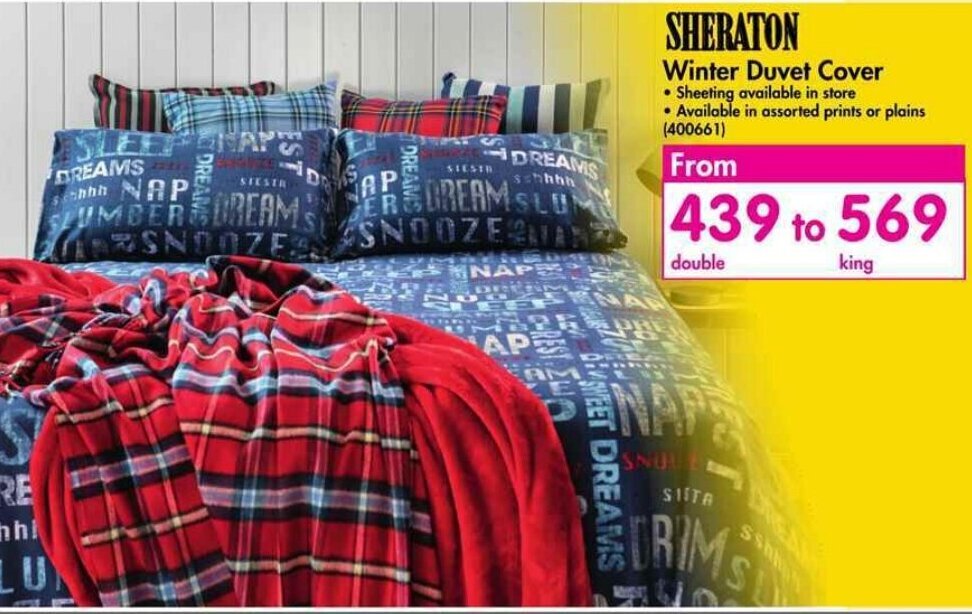 Sheraton Winter Duvet Cover Double offer at Makro