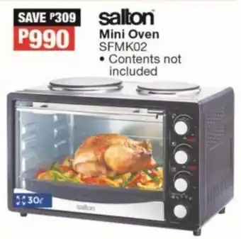 OK Furniture Salton Mini Oven 30L offer