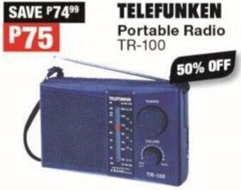 OK Furniture Telefunken Portable Radio TR-100 offer